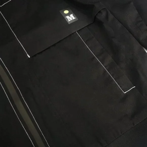 Black Mens Bomber Jacket - Picture 8 of 8